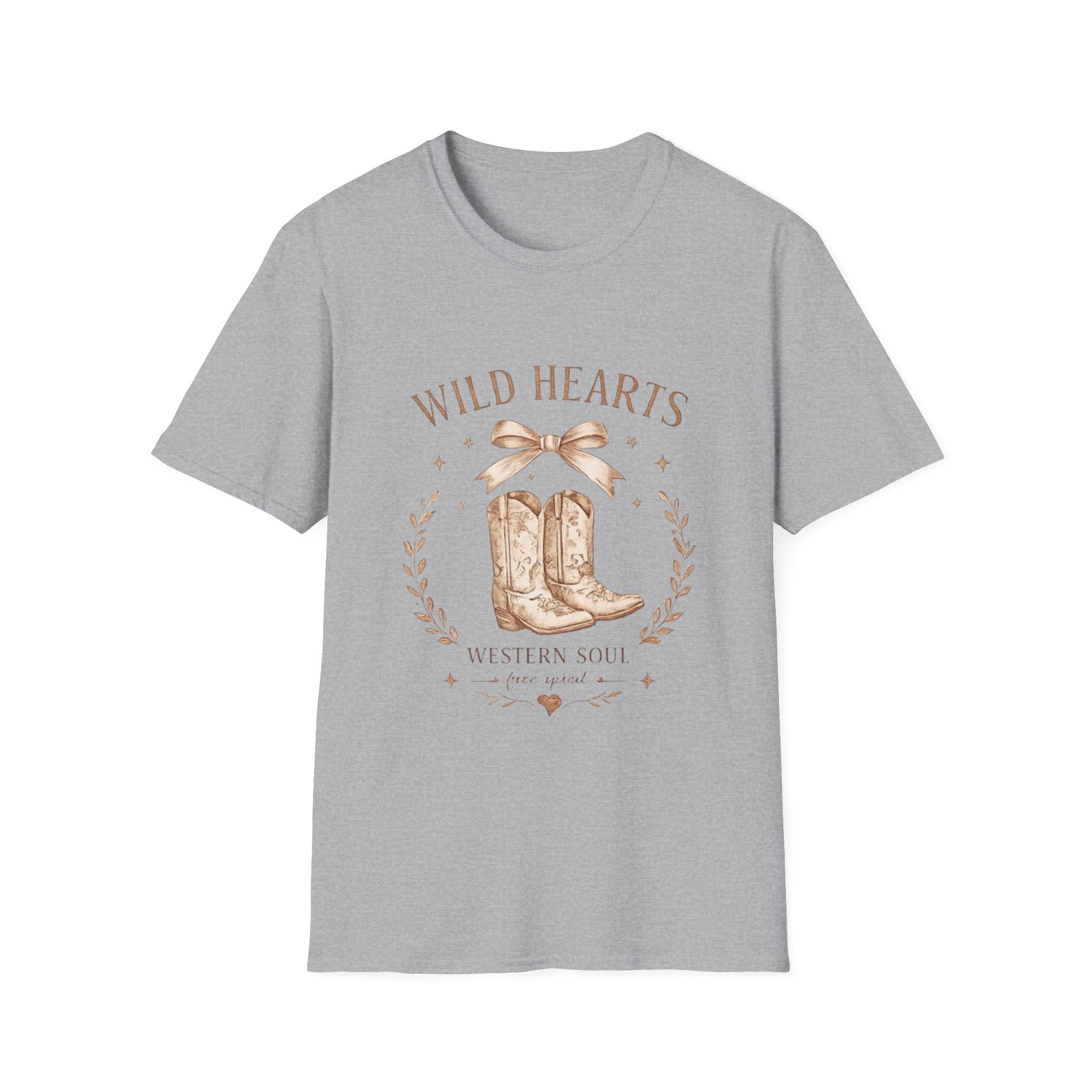 Wild Hearts Cowboy Boots Graphic T-Shirt