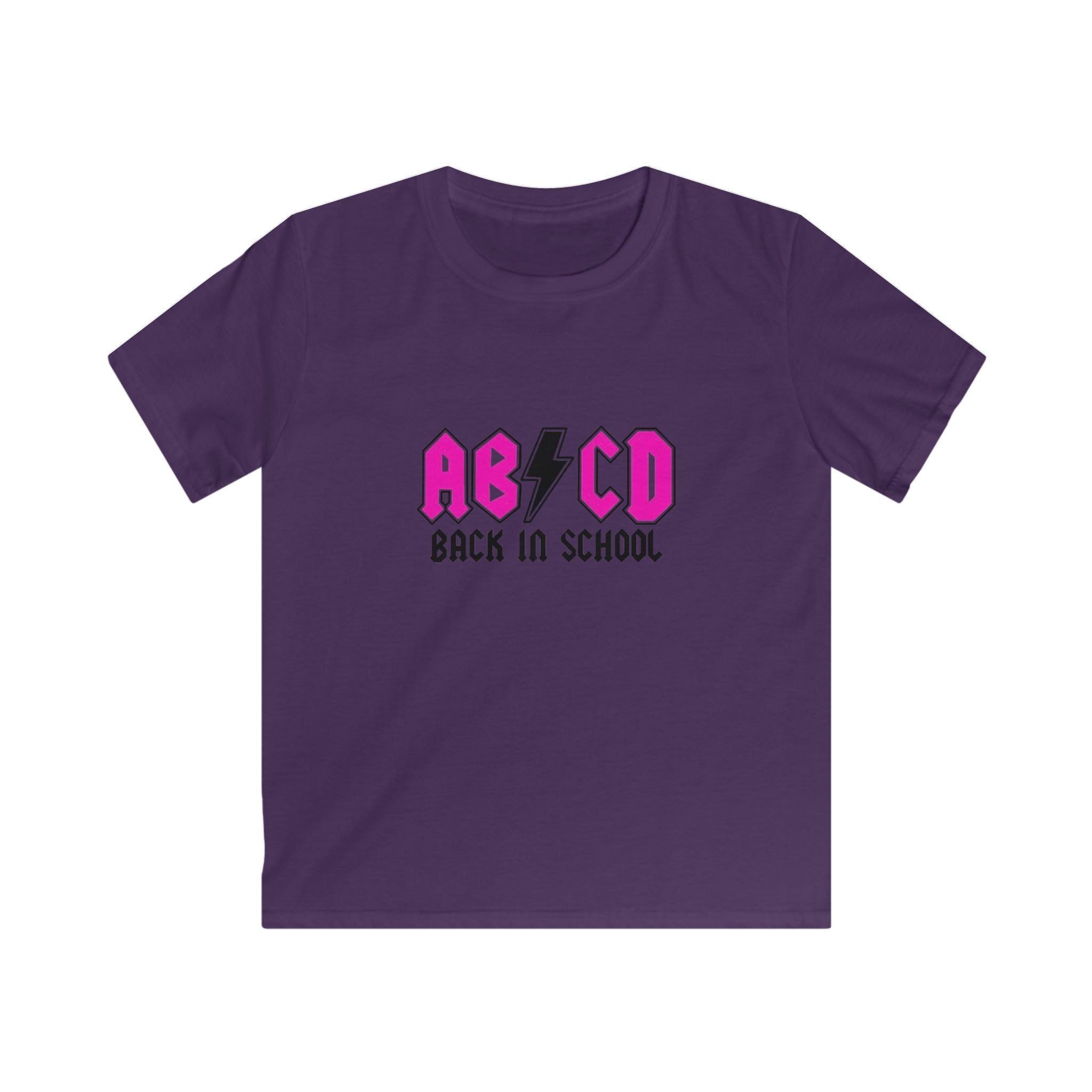 Kids 'AB/CD Back to School' Graphic Tee — Rocker School Shirt for Girls & Boys