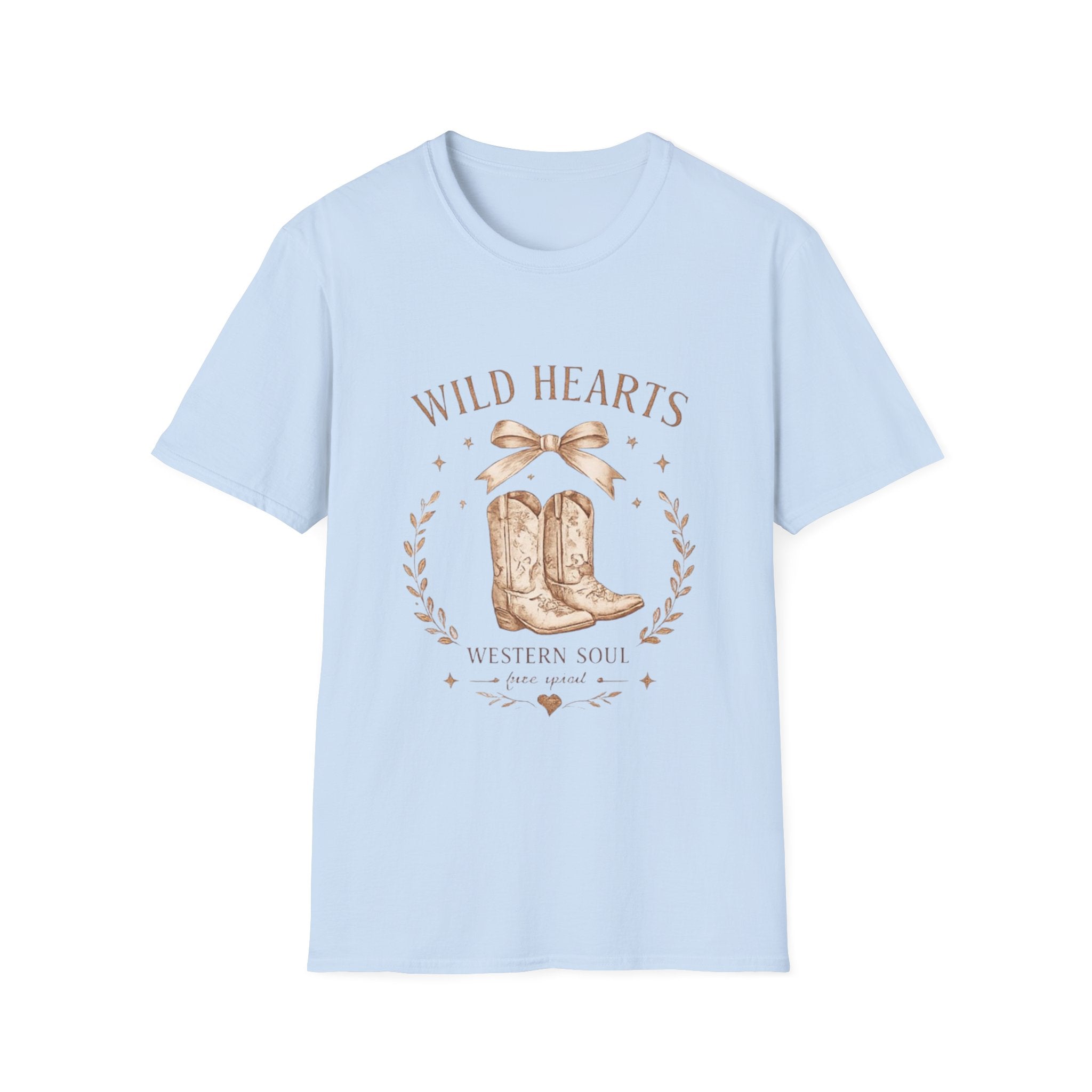Wild Hearts Cowboy Boots Graphic T-Shirt
