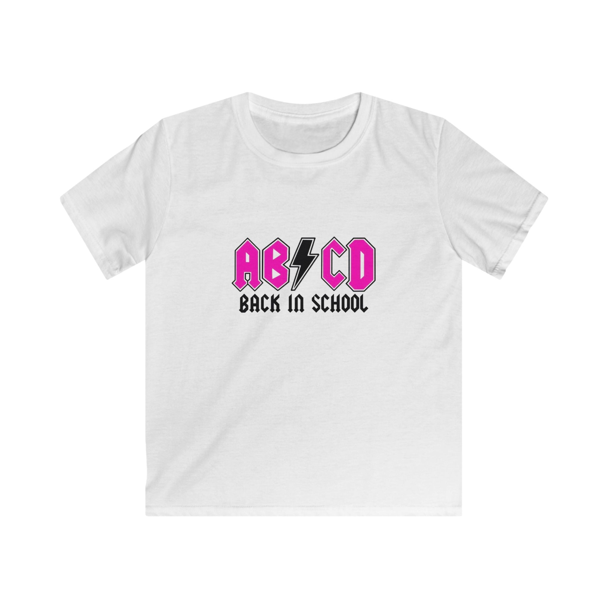 Kids 'AB/CD Back to School' Graphic Tee — Rocker School Shirt for Girls & Boys