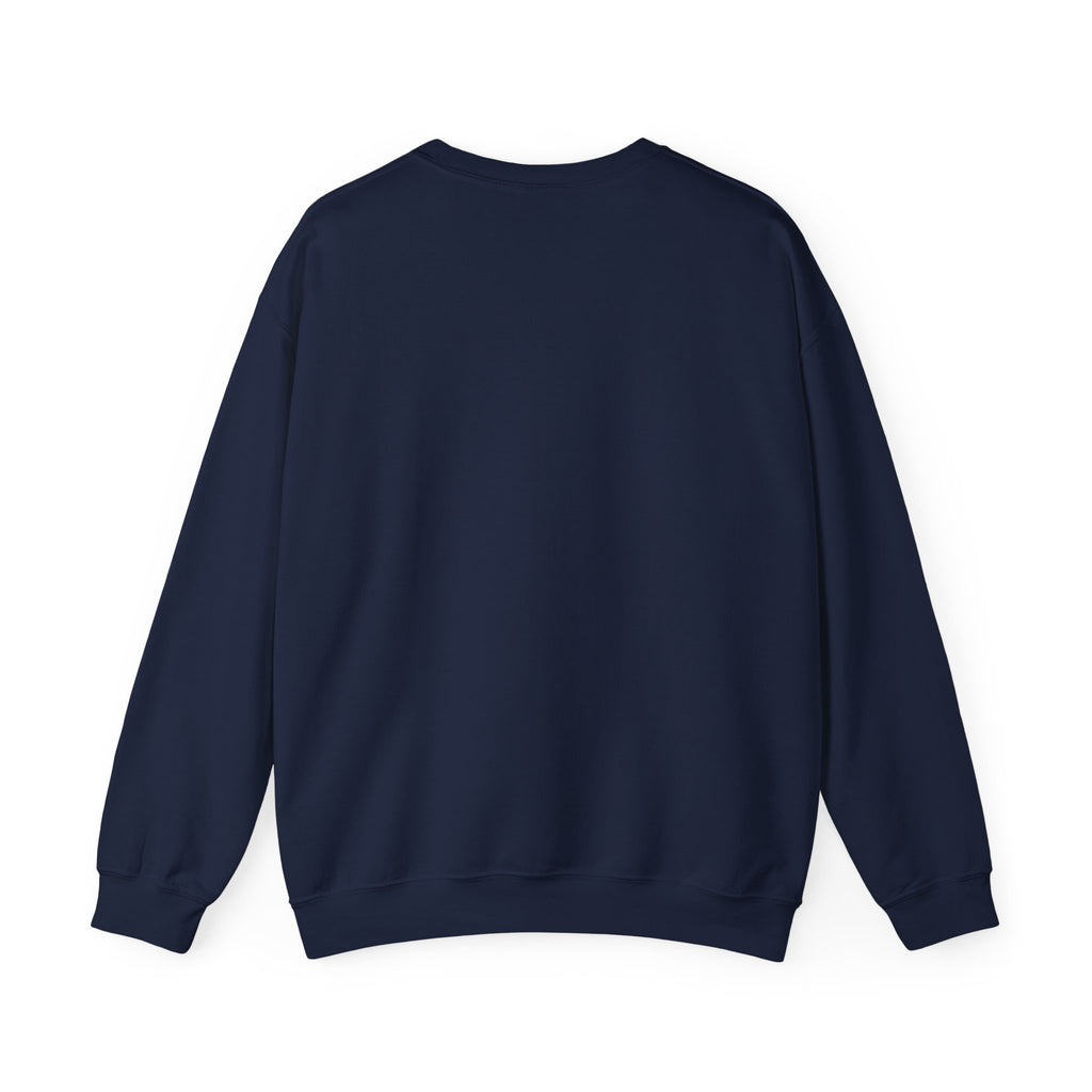 WJJD Patterned Letter Crewneck Sweatshirt — Leopard & Turquoise Accent