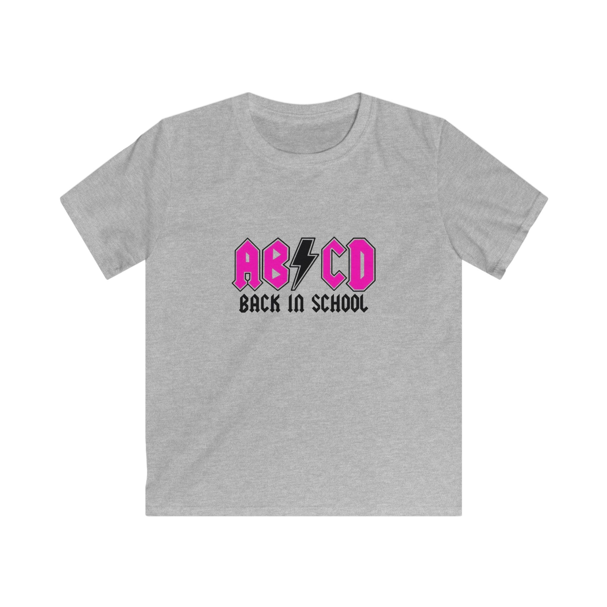 Kids 'AB/CD Back to School' Graphic Tee — Rocker School Shirt for Girls & Boys