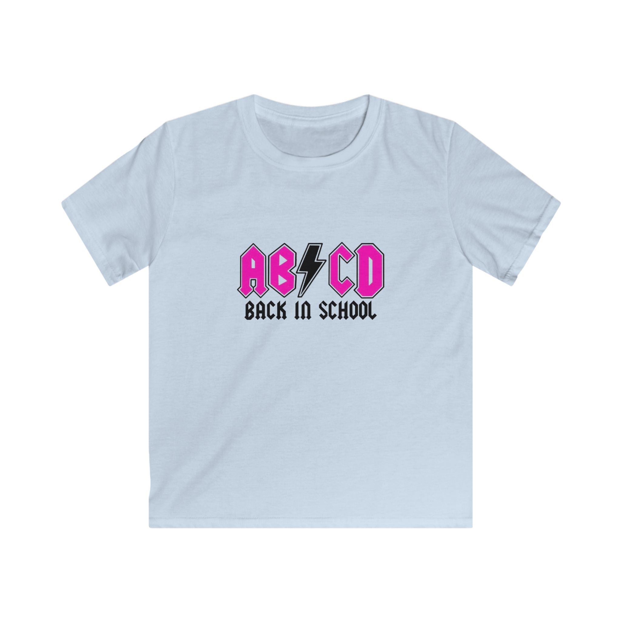 Kids 'AB/CD Back to School' Graphic Tee — Rocker School Shirt for Girls & Boys
