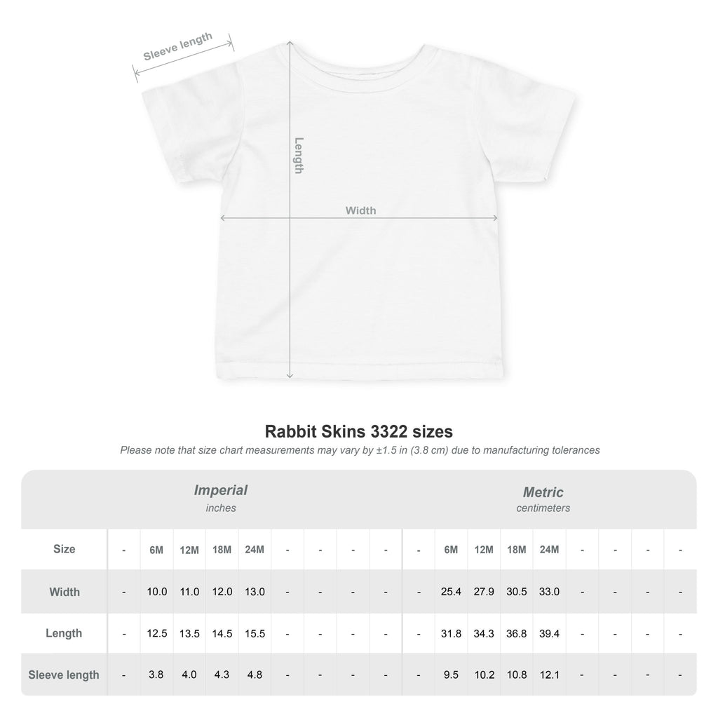 Infant Tee — "Absolutely Feral" Cute Raccoon Graphic