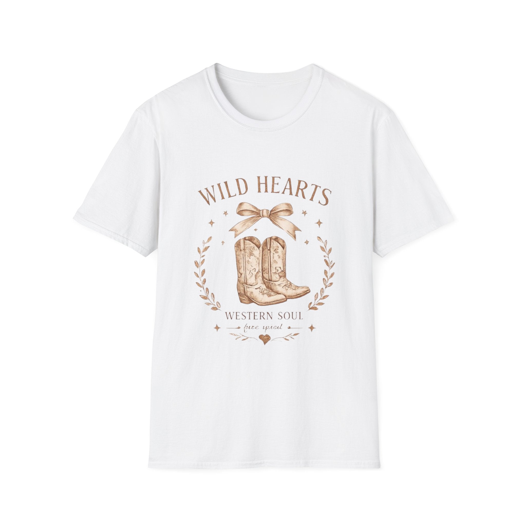 Wild Hearts Cowboy Boots Graphic T-Shirt