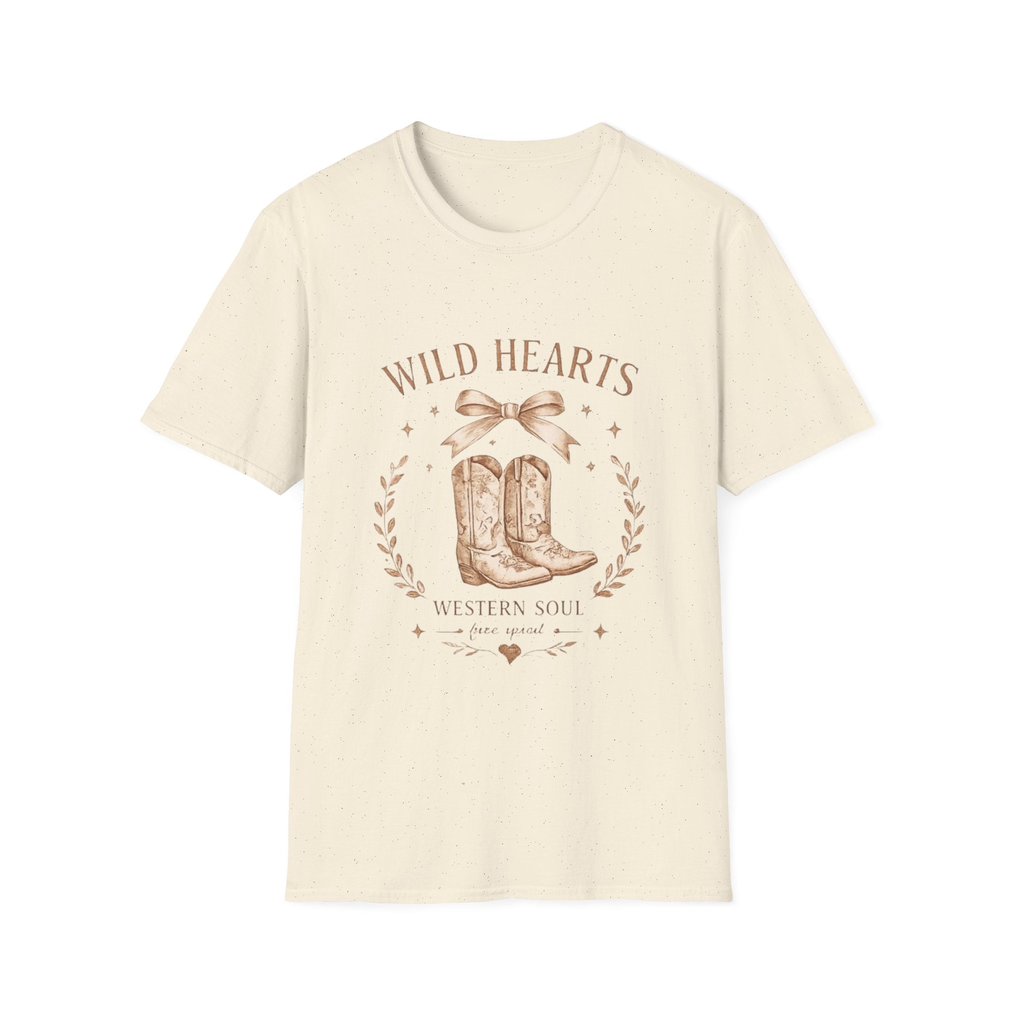 Wild Hearts Cowboy Boots Graphic T-Shirt