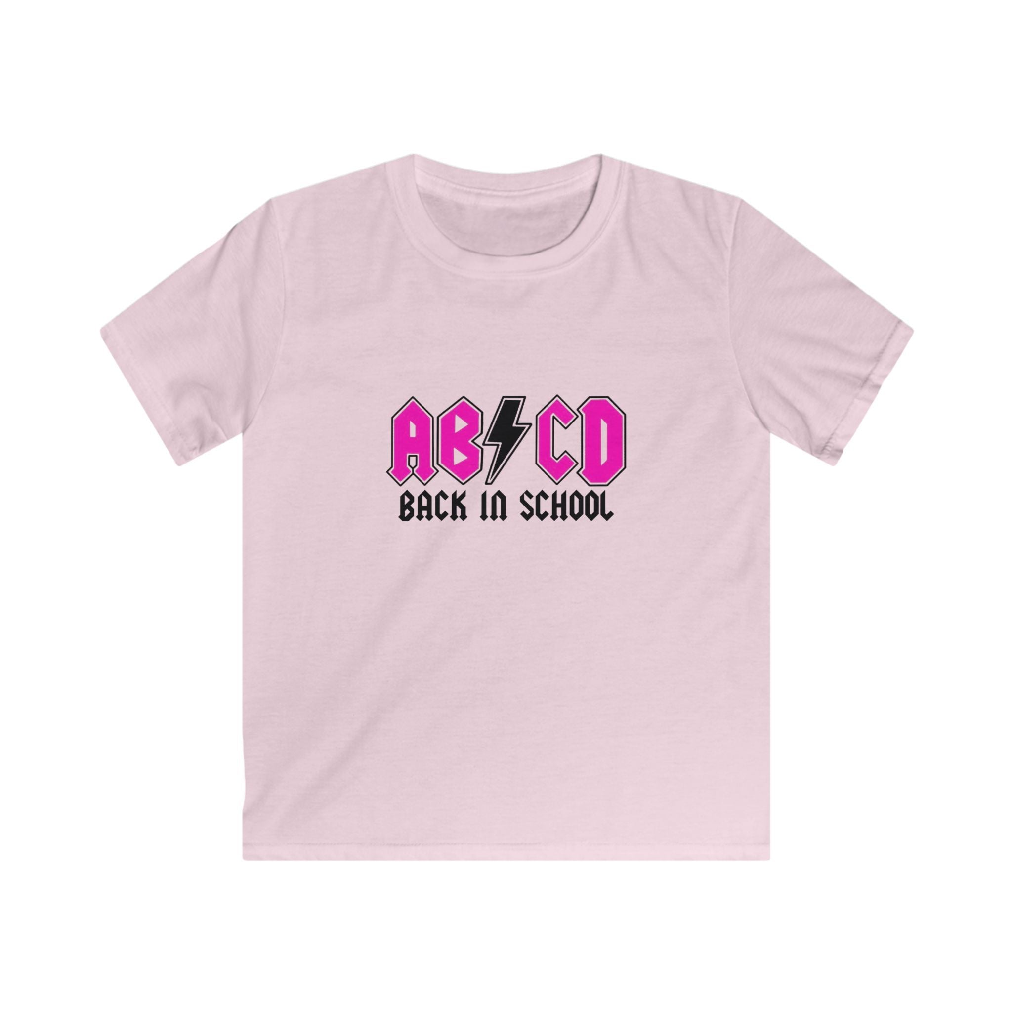 Kids 'AB/CD Back to School' Graphic Tee — Rocker School Shirt for Girls & Boys